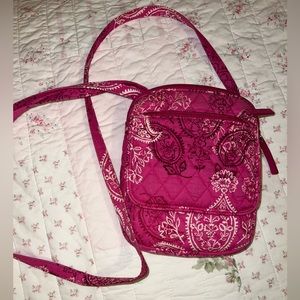 Vera Bradley Pink Paisley Crossbody